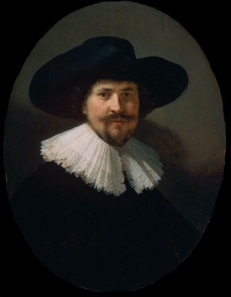 Portrait of a Man in a Black Hat