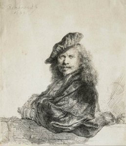 Drawing from the Nude Model in Rembrandt's Studio