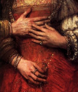 The Jewish Bride (detail)