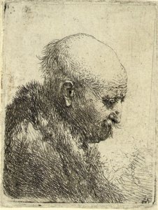 A bearded Man in a furred oriental Cap and Robe the Artist's Father