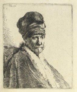 Bust of an old Man with a flowing Beard The Head bowed forward