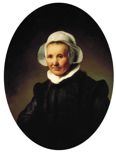 Portrait of a lady, aged 62, perhaps Aeltje Pietersdr. Uylenburgh, wife of Johannes Cornelisz. Sylvius, half-length, in black costume