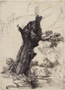 Saint Francis beneath a Tree praying