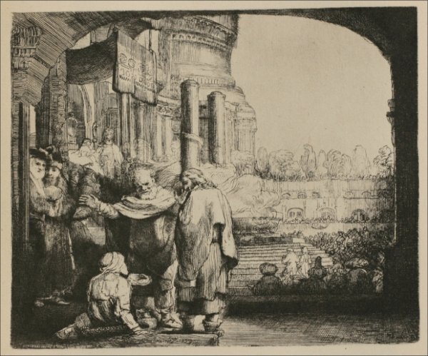 Saint Peter and Saint John healing the Cripple at the Gate of the Temple