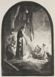 The Raising of Lazarus Small plate