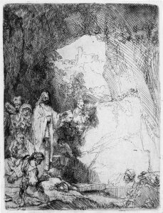 The Raising of Lazarus Small Plate 2