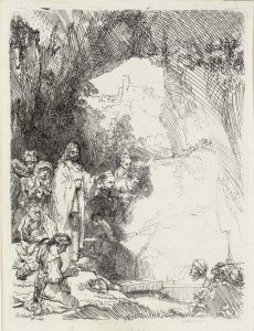 The Raising of Lazarus Small plate