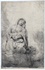 The Virgin and Child in the Clouds