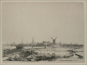 A View Of Amsterdam From The North West