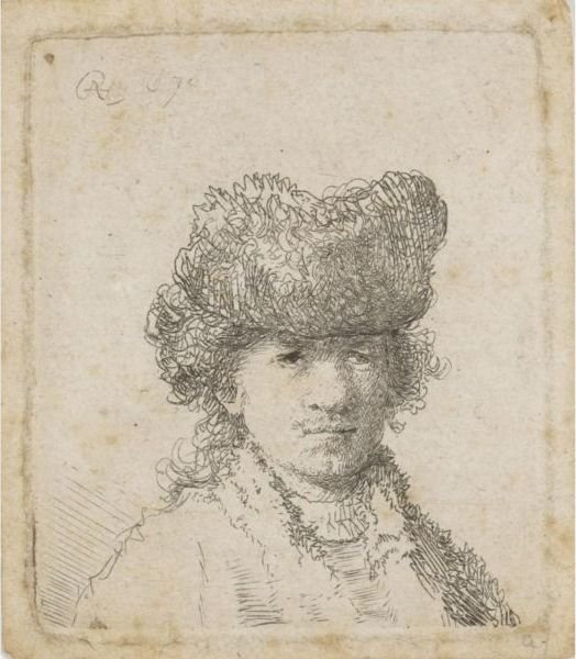 Self Portrait In A Fur Cap