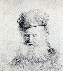 A Man with a Large Beard and a Low Fur Cap