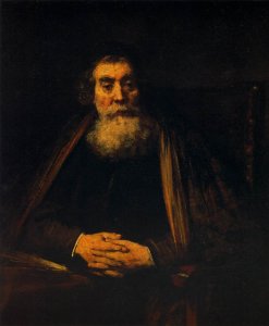 Portrait of an Old Man in Red 1652-54