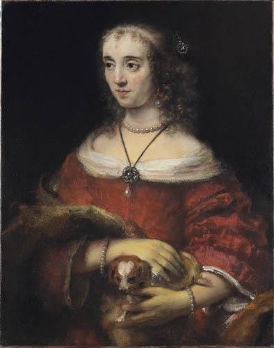 Portrait of a Woman with a Lapdog