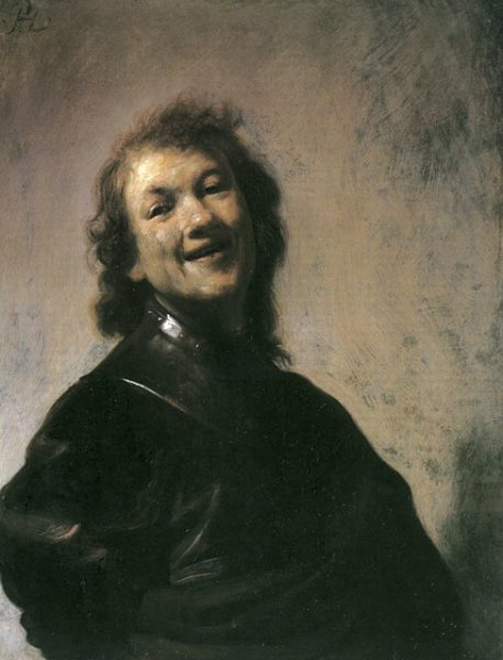 The Young Rembrandt as Democritus the Laughing Philosopher