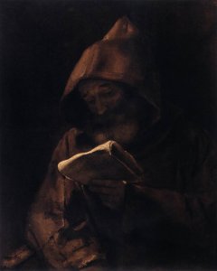 Franciscan Monk Reading