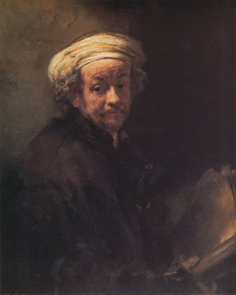 Self-portrait as the Apostle Paul