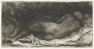 A Negress lying down