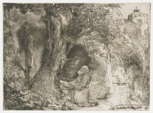 Saint Francis beneath a Tree praying