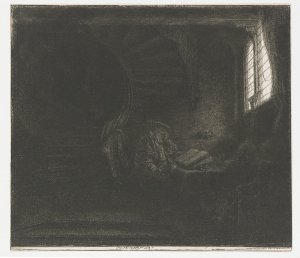 Saint Jerome in a dark Chamber