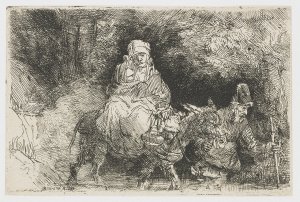 The Flight into Egypt Small Plate 2