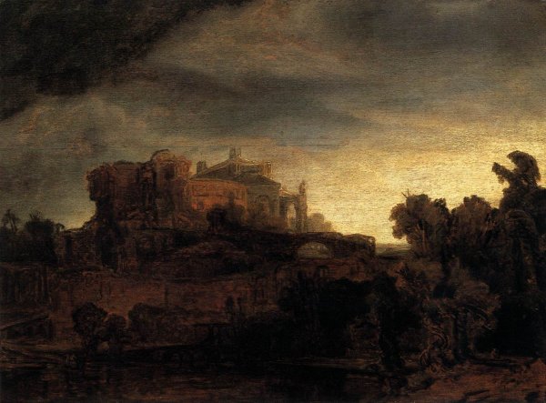 Landscape with Buildings