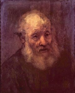 Head of an old man