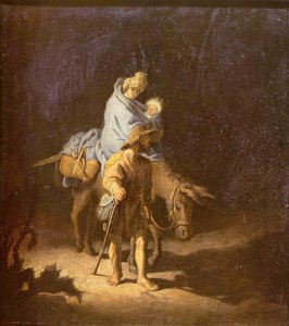 The flight into Egypt